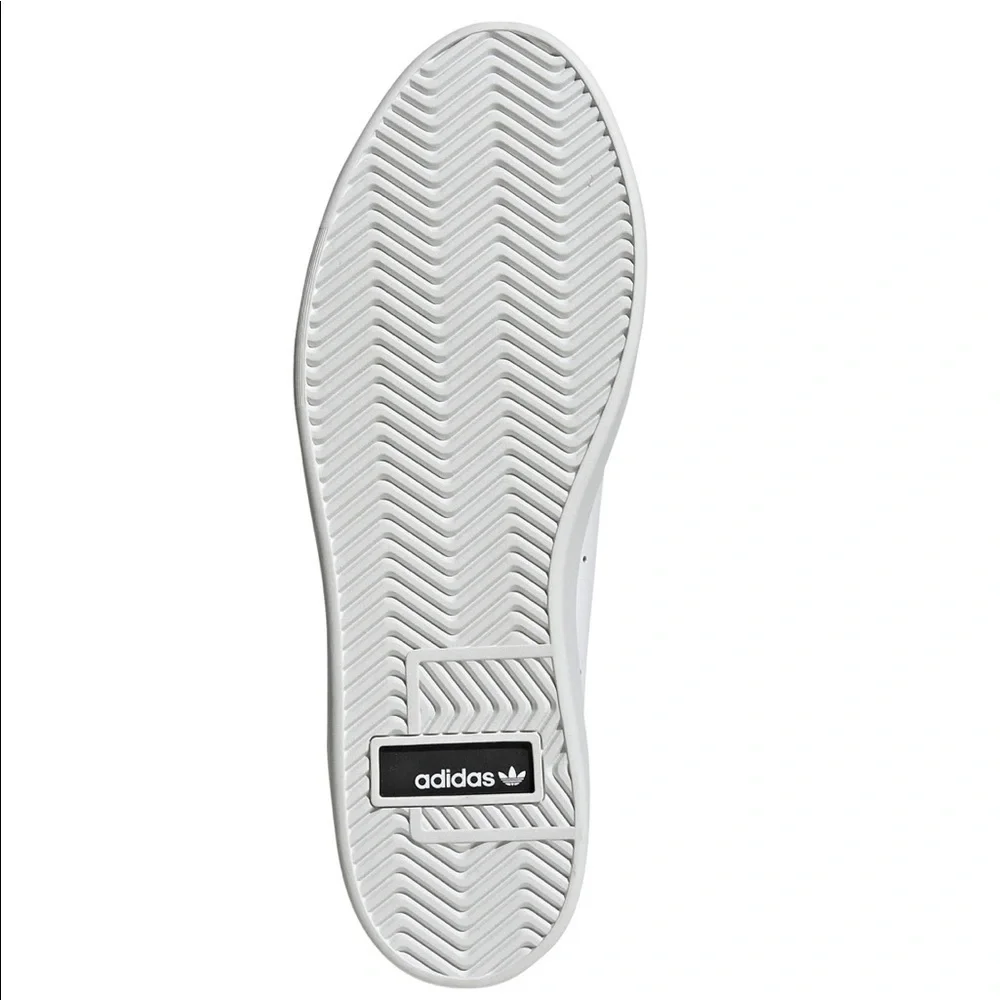 Adidas Sleek White Leather Sneakers - Picture 6 of 11